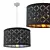Elegant Clarke Pendant Light 3D model small image 3