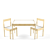 IKEA LATT Kids Table & Chairs 3D model small image 1