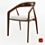 Elegant and Versatile Bernhardt Capri Chair 3D model small image 1