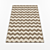 Elegant 182 x 121 cm Rug 3D model small image 1