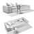 Elegant Airport Set with Poliform 3D model small image 3