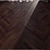 Sleek Wenge Parquet Flooring 3D model small image 2