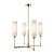 Thomas O'Brien Ziyi 4-Light Chandelier 3D model small image 1