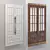 Vintage Custom Wooden Door - 4100x2400 3D model small image 1