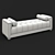 Elegant Mestre Mahogany Couch 3D model small image 3