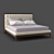 Elegant Mahogany Bed - Fratelli Barri MESTRE 3D model small image 1