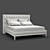 Elegant Mahogany Bed - Fratelli Barri MESTRE 3D model small image 3