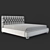 Elegant MESTRE Bed by Fratelli Barri 3D model small image 3