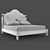 MESTRE Cherry Bed with Balusters by FRATELLI BARRI 3D model small image 3