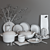 Handcrafted Clay Kitchenware by Muubs 3D model small image 2