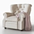 Pottery Barn Lansing Recliner 3D model small image 1