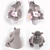 Adorable Hippo Umbrella Holder 3D model small image 2