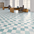 Versatile Vinyl Tiles for Seamless Flooring 3D model small image 3