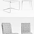 Vintage-inspired Anthony Chair: Pure Elegance 3D model small image 3