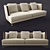 Luxury Bentley Stamford Sofa 3D model small image 1