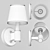 Ralph Lauren Riley Single Sconce - Elegant Lighting Solution 3D model small image 3