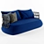 Outdoor Luxury: Fat-Sofa by B&B Italia 3D model small image 1