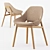 Elegant ENNE Grace Chair 3D model small image 1