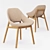 Elegant ENNE Grace Chair 3D model small image 2