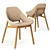 Elegant ENNE Grace Chair 3D model small image 5