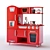 Vintage Kids Play Kitchen - Inspire Imaginative Play 3D model small image 1