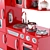 Vintage Kids Play Kitchen - Inspire Imaginative Play 3D model small image 2