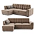 Hoff Denver - Stylish Corner Sofa 3D model small image 1