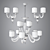 Contemporary Raphael Chandelier 3D model small image 2