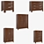 Elegant Lyon Cabinets: Organize in Style 3D model small image 1