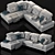 LeComfort Anastasia Sofa: Stylish, Comfortable & Quality 3D model small image 1