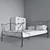 Elegant Bedroom Set: Warley Chest, Queen Iron Bed, Franklin Accent Table 3D model small image 2