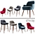 Sleek Walter Knoll Chair Collection 3D model small image 1