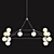 Elegant Modo Chandelier: 14 Globes 3D model small image 1