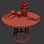 Elegant Pomeroy Barrel Chair Set 3D model small image 3