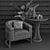 Luxurious Bernhardt Madison Chair 3D model small image 3