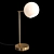 Sleek Staggered Glass Table Lamp 3D model small image 2