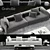 Luxurious Minotti Granville Sofa 3D model small image 1