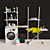 Ultimate Laundry Set: Samsung Washer, Panasonic Iron, IKEA Algot Rack, Knarra Laundry Basket, and More 3D model small image 4