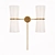 Mid-Century Swing Wall Lamp 3D model small image 1