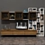 Elegant Storage Solution: Cabinet & Cantiero Shelving 3D model small image 1
