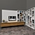 Minimalist Cabinet and Shelving 3D model small image 1