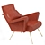 Alec Club Chair: Sleek and Stylish 3D model small image 2