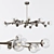 Elegant Dallas Medium Chandelier 3D model small image 1