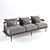 Cozy Copenhagen Sofa 3D model small image 1