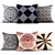 Elegant Home Decor Pillows 3D model small image 1