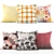 Stylish Cushion Covers 3D model small image 1