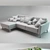 Modern Stylish Corner Sofa 3D model small image 2