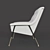 Elegant Tosconova Witton Armchair 3D model small image 2