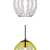 Colorglass Suspension Light - Art. 2059 3D model small image 3