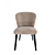 Contemporary Minotti Aston Chair: Parquet-Inspired Design 3D model small image 2